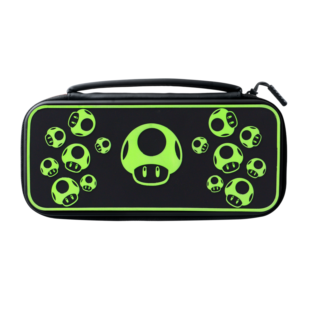 Funda de Viaje Deluxe 1Up (Glow in the Dark) con Licencia Oficial Nintendo