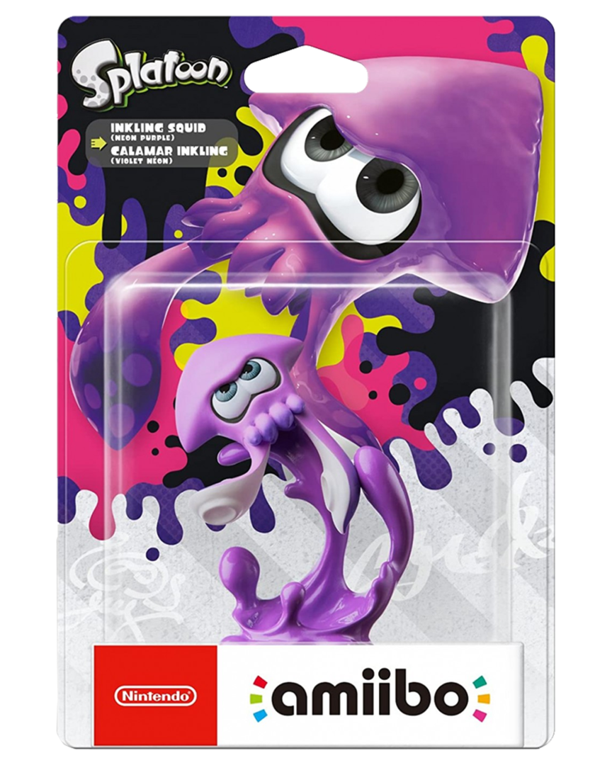 Figura Amiibo Inkling Calamar Squid (Serie Splatoon)