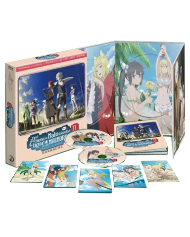 Danmachi Temporada 2 Blu-Ray Episodios 1-12 + OVA Edición Coleccionista