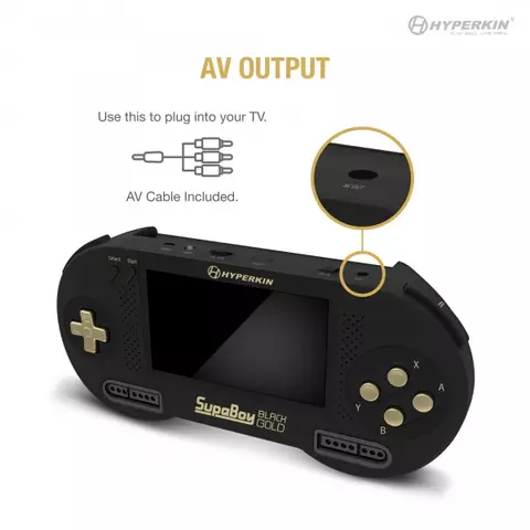 Comprar Consola SNES SupaBoy Portatil Edición Especial Black&Gold  screen 4