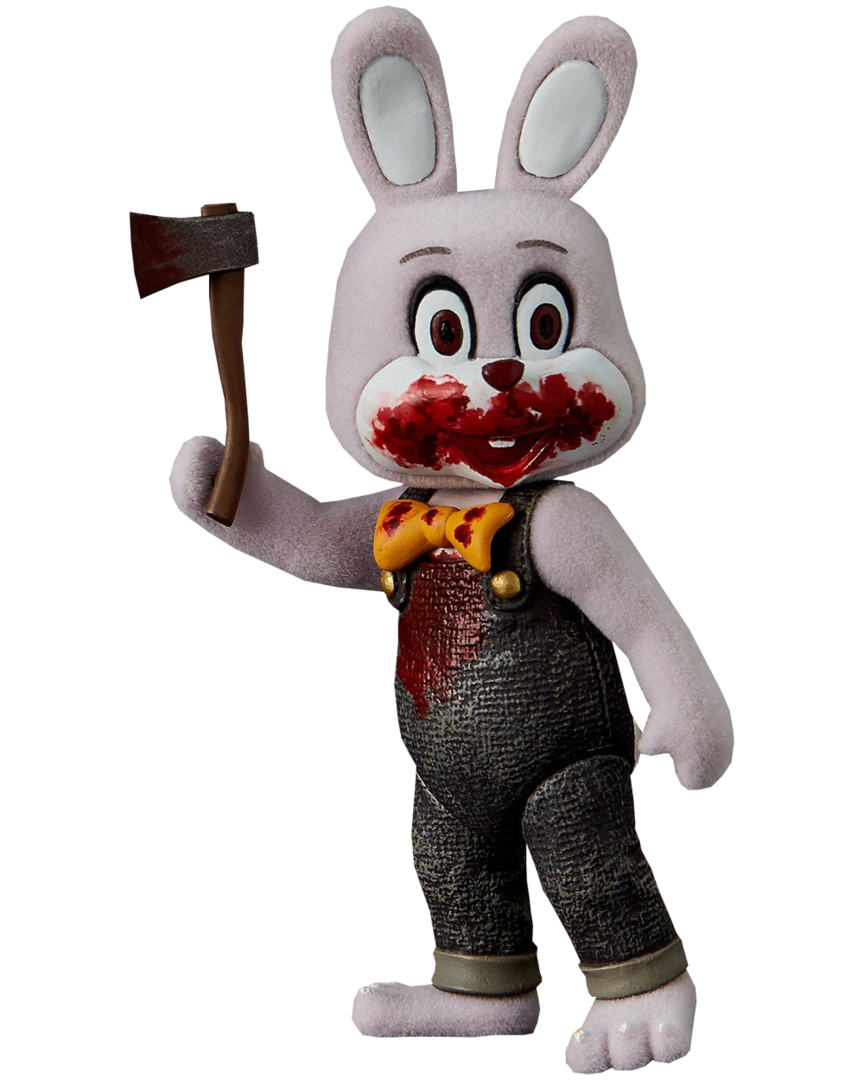 Figura robbie the rabbit blanca silent hill 3
