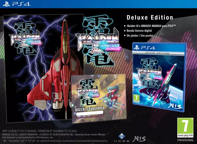 Comprar Raiden III x Mikado Maniax Edición Deluxe PS4 Deluxe