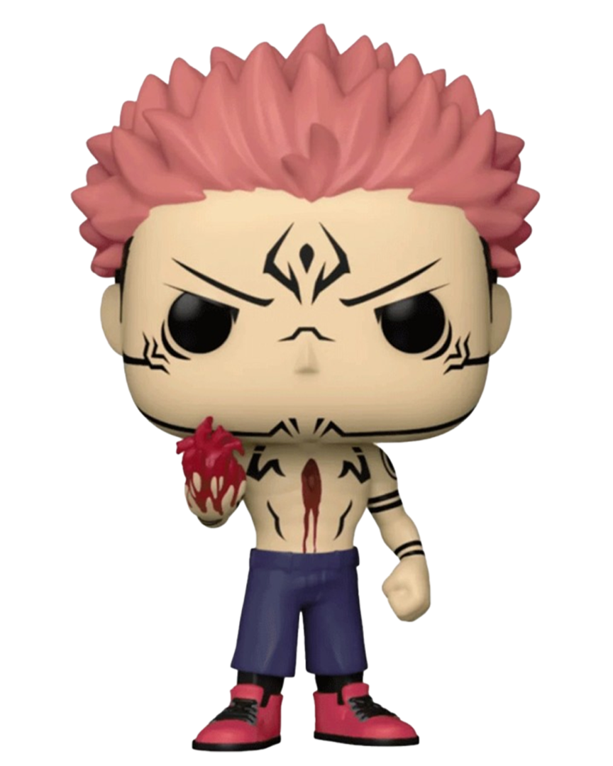 Figura pop! sukuna con corazón jujutsu kaisen edición especial 9 cm
