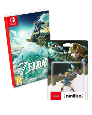 The Legend of Zelda: Tears of the Kingdom + Figura Amiibo Link TLOZ Tears of the Kingdom