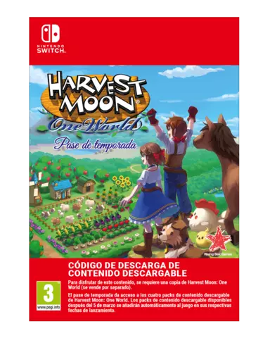 Comprar Harvest Moon: Un Mundo Único Pase de Temporada Nintendo eShop Switch