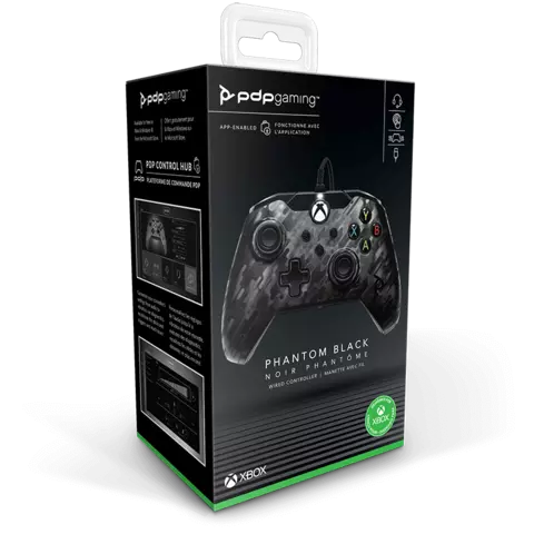 Comprar Mando Negro Phantom con Cable Licenciado Xbox Series