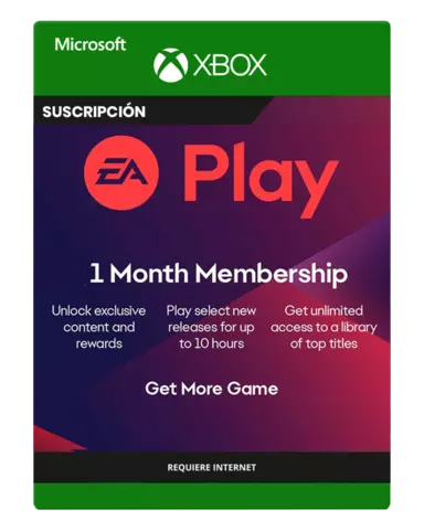 Comprar EA Play (EA Access) Suscripción de 1 Mes Xbox Live Xbox One