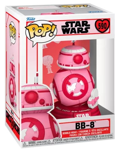 Comprar Figura POP! BB-8 Star Wars San Valentín 9 cm Figuras de Videojuegos