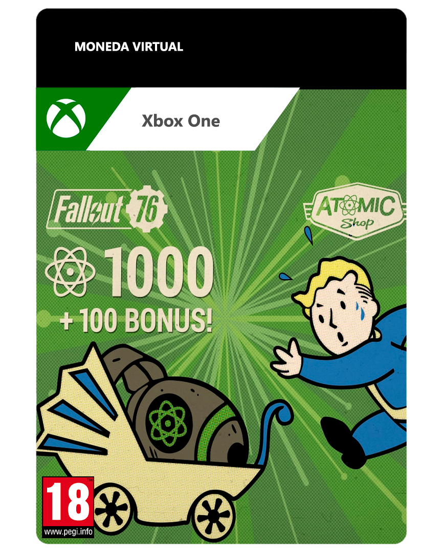 Fallout 76 1000 átomos + 100 extra
