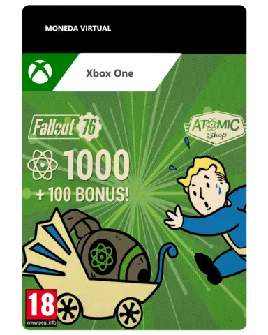 Comprar Fallout 76 1000 átomos + 100 extra - Xbox One, 1100 Monedas