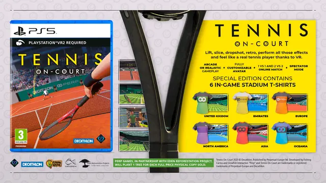 Comprar Tennis on Court VR2 PS5 Estándar