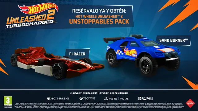 DLC Unstoppables Pack Hot Wheels Unleashed 2 - Switch