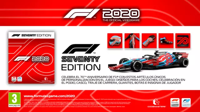 Comprar F1® 2020 Edición Seventy PS4 Estándar