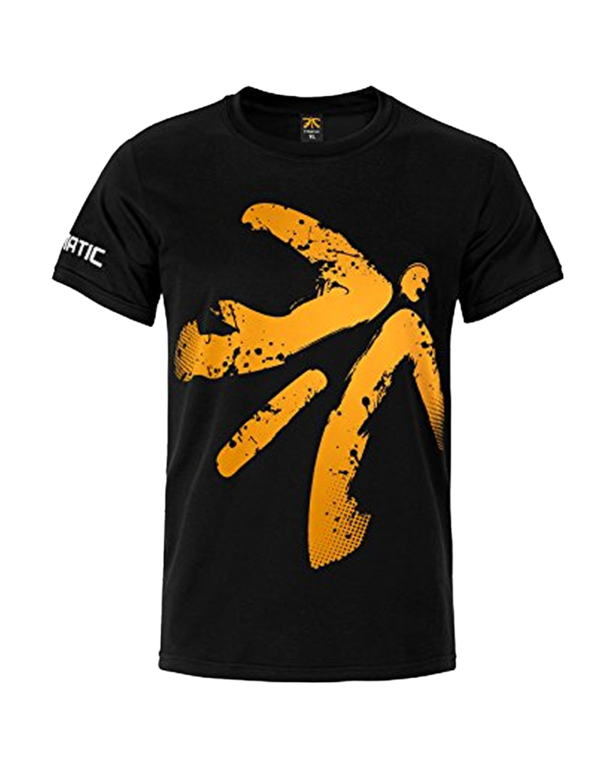 Camiseta negra fnatic jumbo talla m