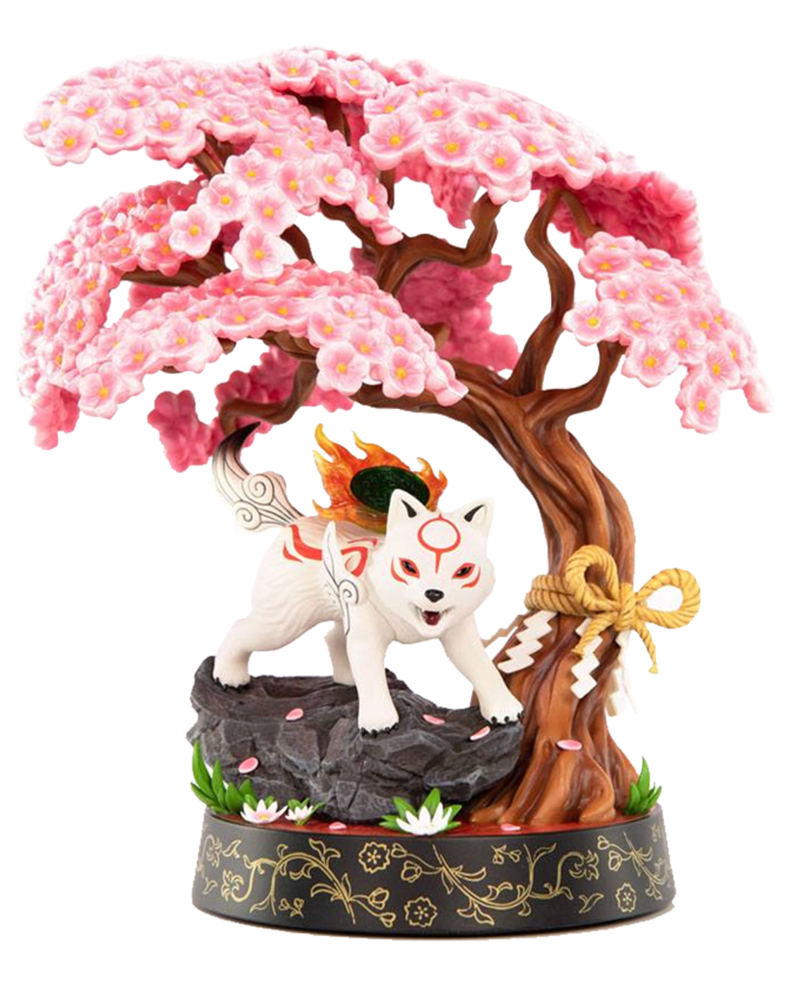 Figura chibiterasu estatua pvc okamiden 24 cm
