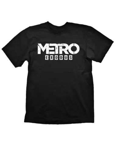 Camiseta negra Logo Metro Exodus Talla M