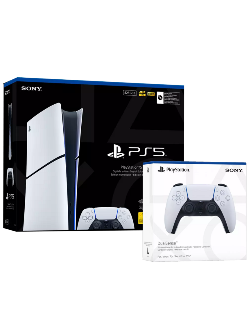 Consola PS5 Chassis E Digital + Mando Dualsense Blanco V2