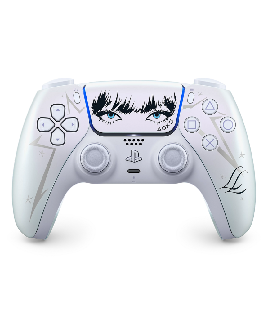 Mando PS5 - Sony DualSense®: Edición Limitada LISA, Bluetooth, Con o sin cable, Retroalimentación háptica, Blanco – imagen 4