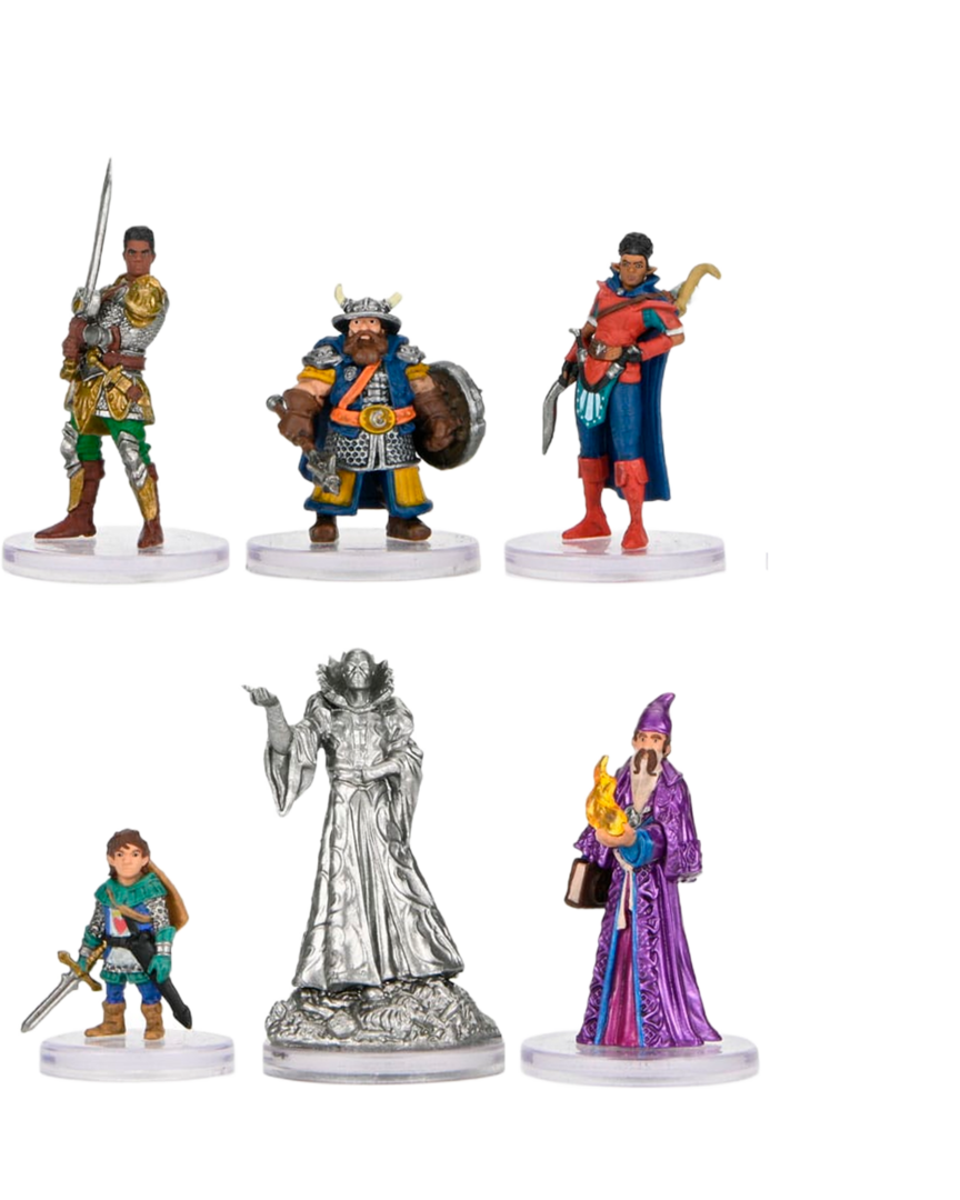 Set de figuras heroes of hellfire stranger things dungeons & dragons