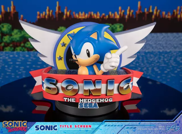 Reservar Figura Resina Sonic Sonic The Hedgehog Tittle Screen First 4 Figures 21cm Figuras