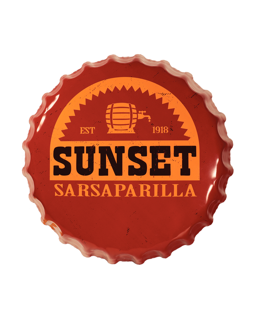 Réplica chapa sarsaparilla sunset fallout fanattik
