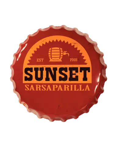 Réplica Chapa Sarsaparilla Sunset Fallout Fanattik