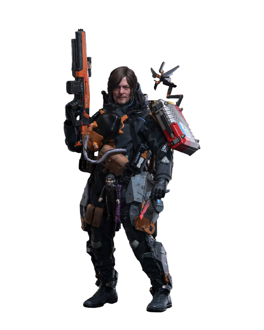 Figura sam death stranding 2: on the beach edición deluxe hot toys