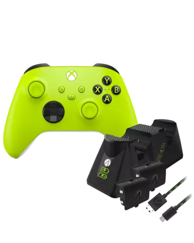 Comprar Mando Inalámbrico Xbox Electric Volt + Base de Carga doble Xbox Series