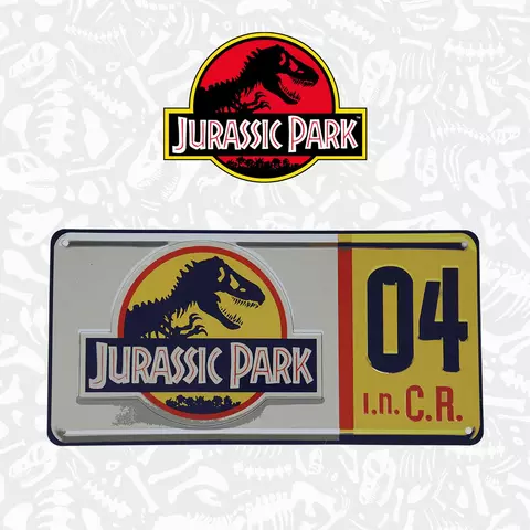 Comprar Réplica Matrícula Jurassic Park Fanattik Limitada