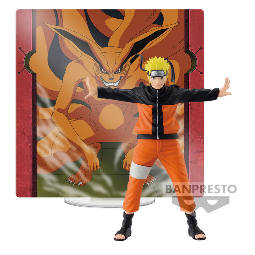 Banpresto Figura de Acción Naruto Uzumaki - Naruto Shippuden Panel Spectacle 13 cm Multicolor BP89541P. Estatua coleccionable, figura detallada y regalo óptimo para fans del anime.