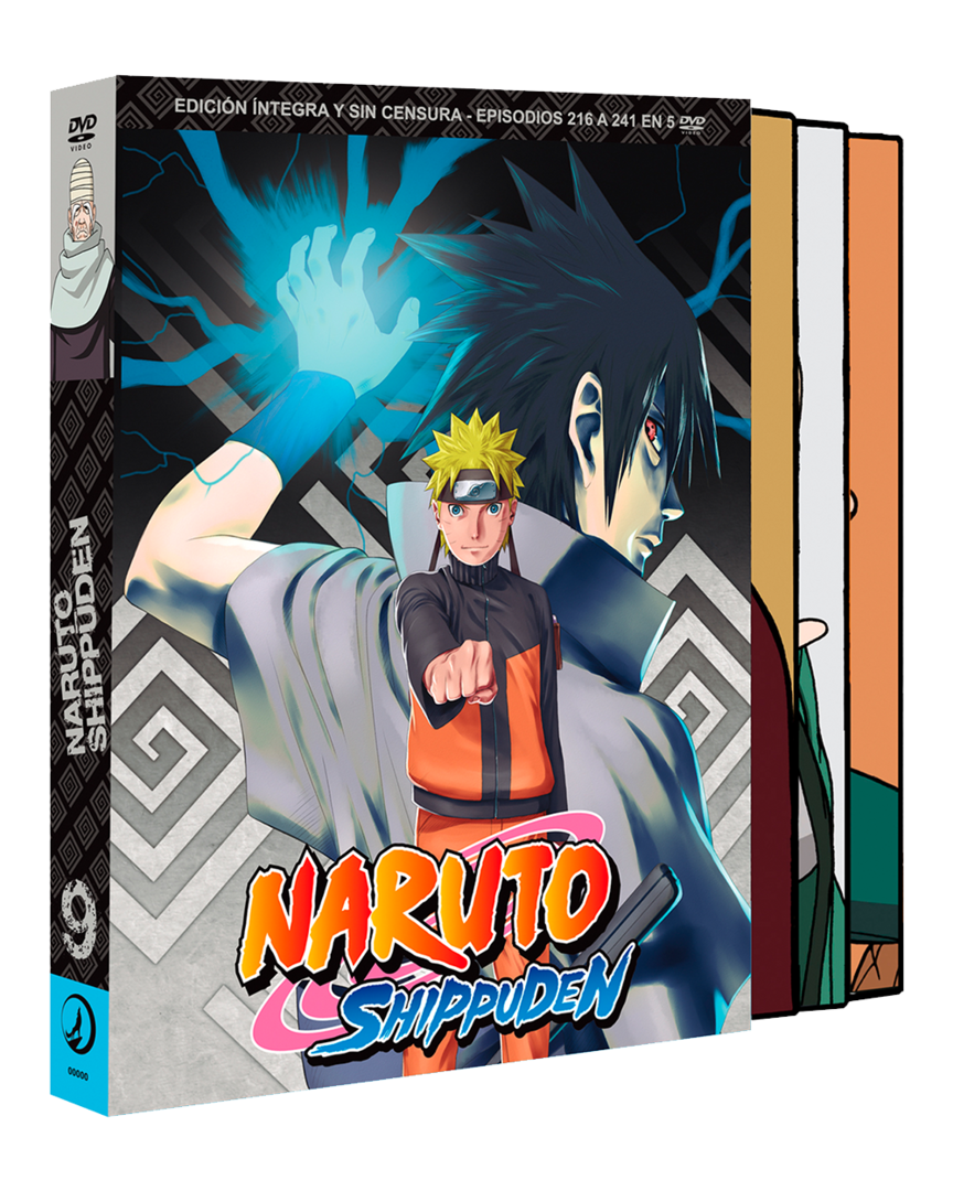 Naruto shippuden box 9 episodios 216 a 241 edición dvd