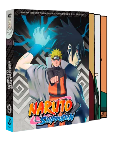 Naruto Shippuden Box 9 Episodios 216 a 241 Edición DVD