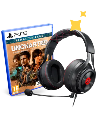 Comprar Uncharted Colección Legado de los Ladrones Remaster + Auriculares Gaming LucidSound LS25 PS5 Pack Auriculares