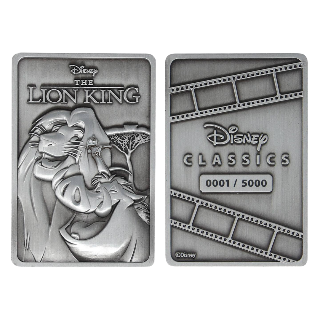 Lingote lion king disney edición limitada fanattik