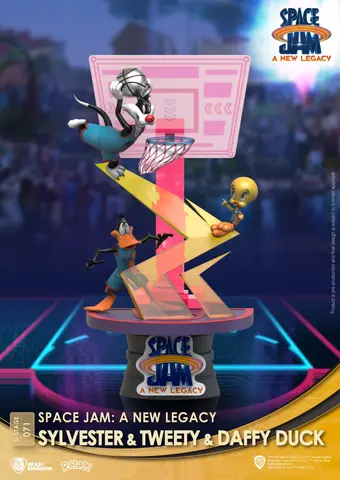 Comprar Figura Dstage Space Jam 2 Silvestre Piolin Y Pato Lucas Diorama Figuras