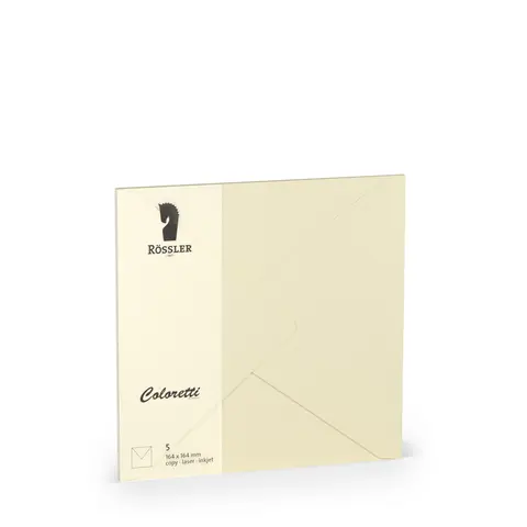 Comprar Sobre Cuadrado Grande Coloretti 5 Unidades Crema 