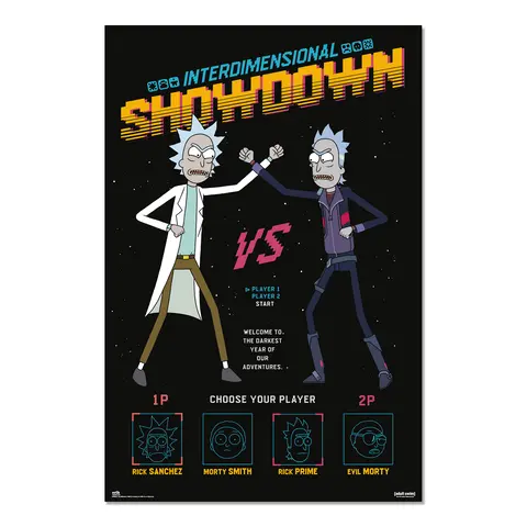 Poster Rick Y Morty Interdimensional Showdown
