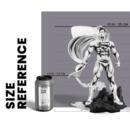 Reservar Figura Superman Black&White DC Heroes 22 cm Figuras Superman