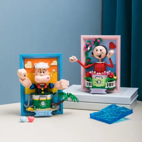 Reservar Olivia 3D Portrait Set Construcción 21 cm Popeye Estándar
