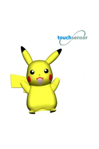 Pikachu Happy Lámpara Led 25 cm Touch Sensor Pokemon