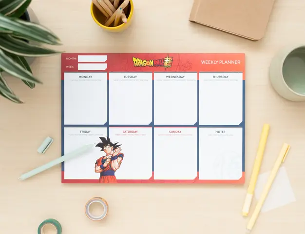 Comprar Bloc Planificador Semanal A4 Dragon Ball 