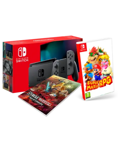 Comprar Nintendo Switch JoyCon Gris + Super Mario RPG Switch
