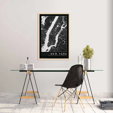 Comprar Poster New York City Map 