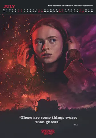 Comprar Calendario A3 Deluxe 2024 Stranger Things 