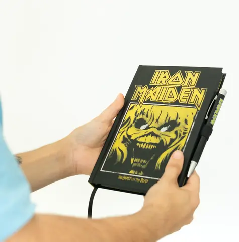 Comprar Cuaderno Premium A5 Con Boligrafo Proyector Iron Maiden 