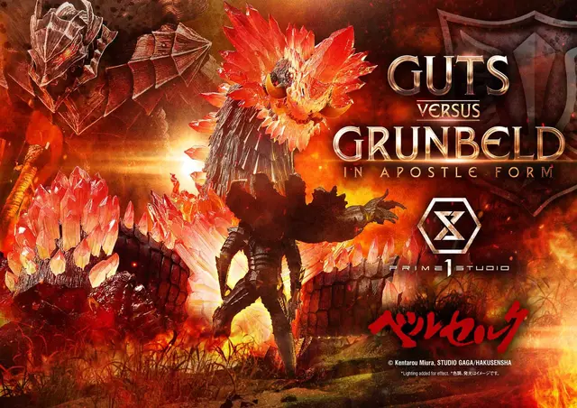 Diorama Guts VS Grunbeld Berserk Ulltimate Masterline Prime 1 Studio