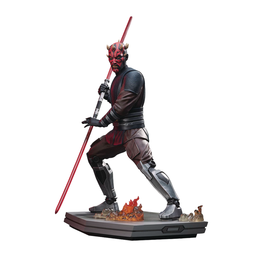 Estatua darth maul star wars clone wars milestones 1/6 diamond