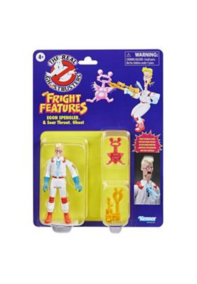 Egon Spengler & Soar Throat Ghost Retro Action Fig. 13 cm The Real Ghostbusters