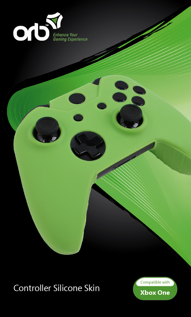 Xbox one - silicon skin verde (orb)