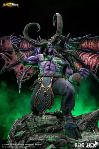 Reservar Estatua Illidan Stormrage Hearthstone 1/10 HEX Collectibles Estatuas Estándar